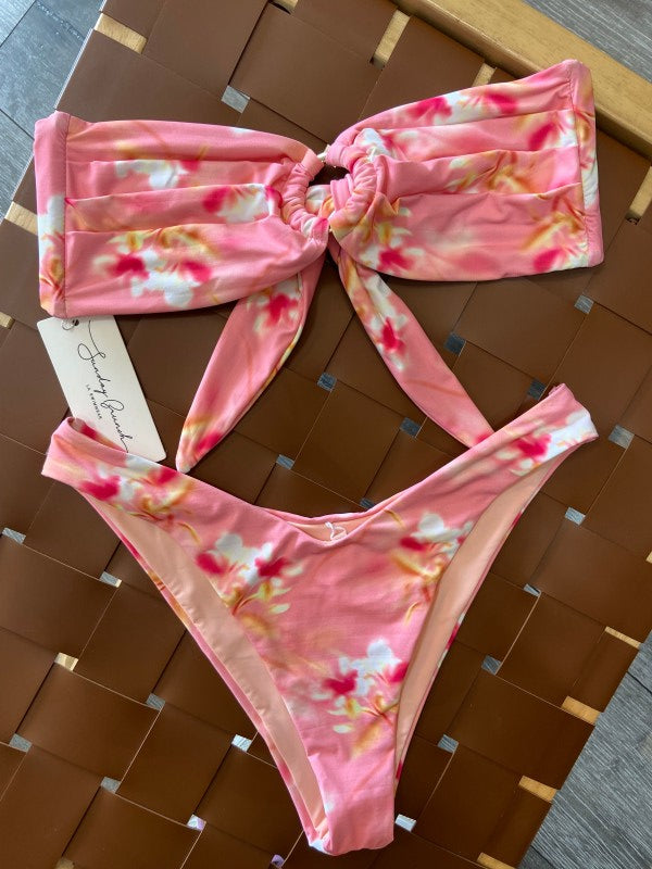floral romance bikini set