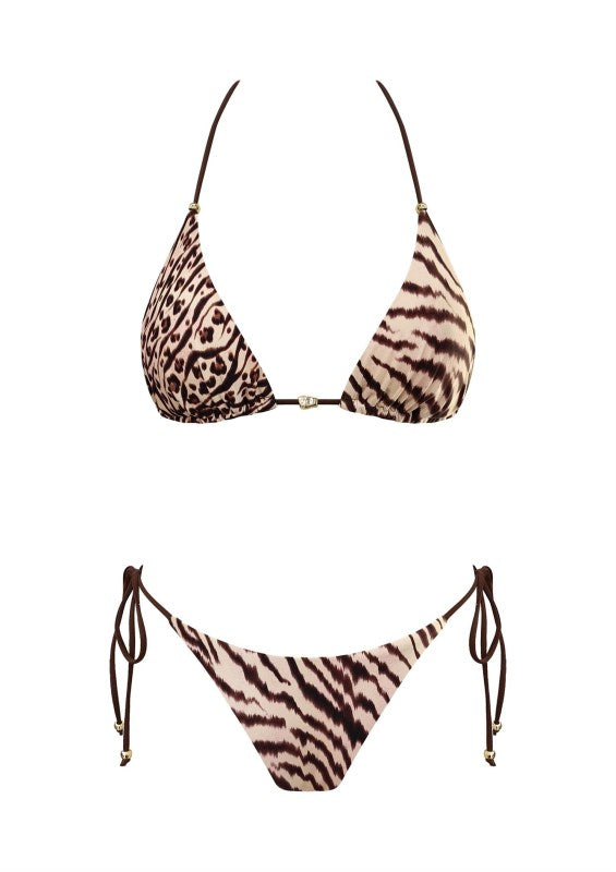 Cheetah bikini set