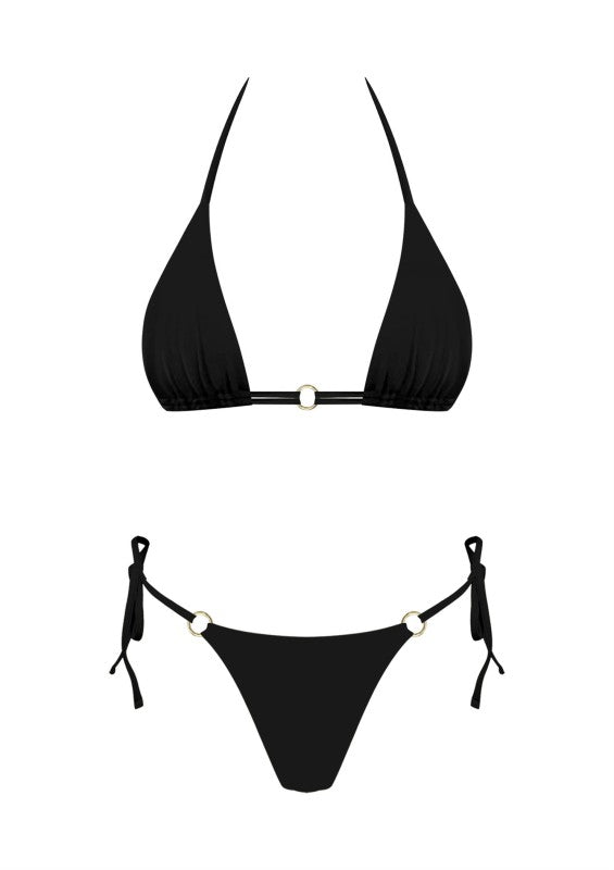 the perfect black bikini set